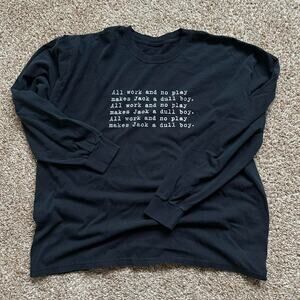 Vintage 90s The Shining Jack Nicholson Movie Longsleeve